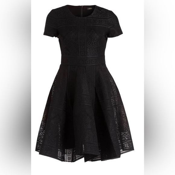 Maje Rafael Black Lace Dress - Picture 3 of 8